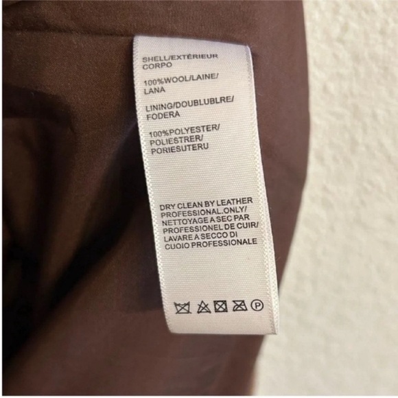 Rebecca Minkoff Long Wool Teddy Coat Brown - Picture 8 of 8